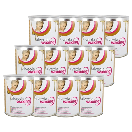 imagine Pasta de zahar pentru epilat 1000gr normala Alveola Waxing - 12 bucati